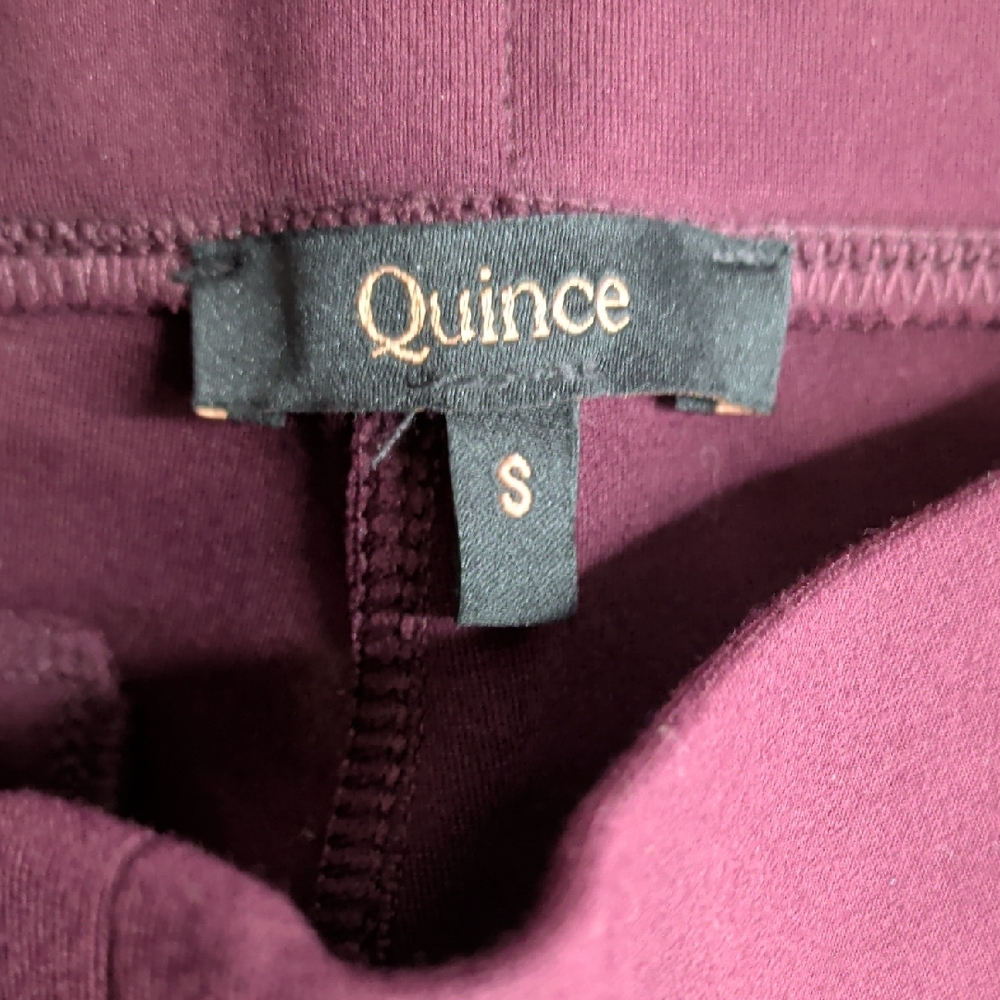 Quince Straight-Leg Pants in Wine - Picture 7 of 9